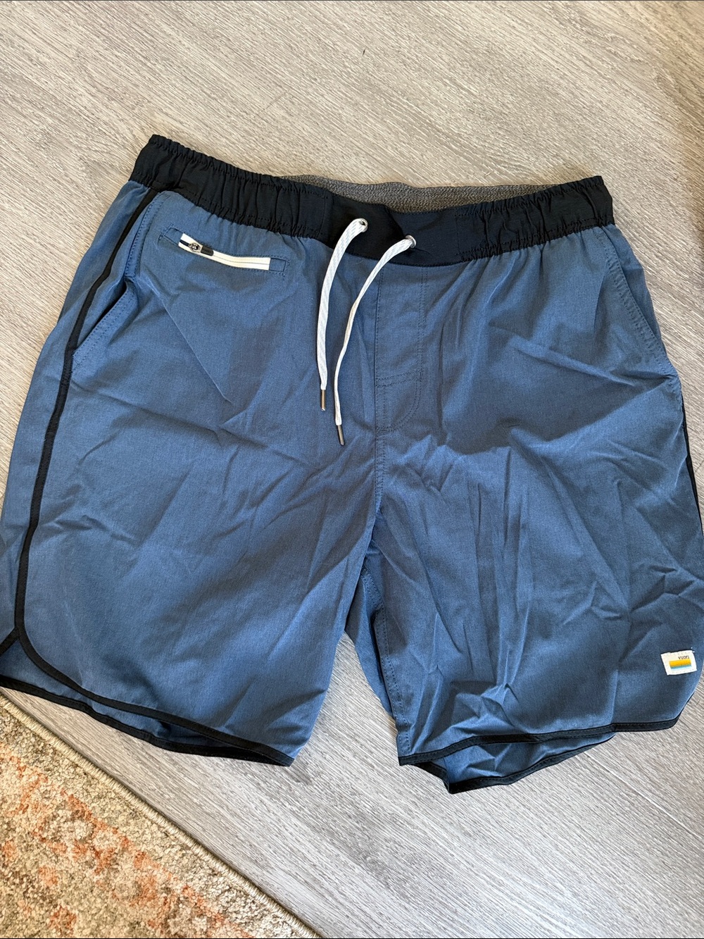 Vuori Men's Blue Linerless Shorts
